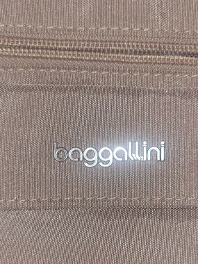 Baggallini Brown Crossbody Bag with Silver Logo